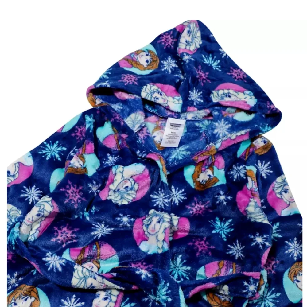 DISNEY Girls Frozen 2 Princess Elsa Anna Pajama Cover Bath Robe Set
